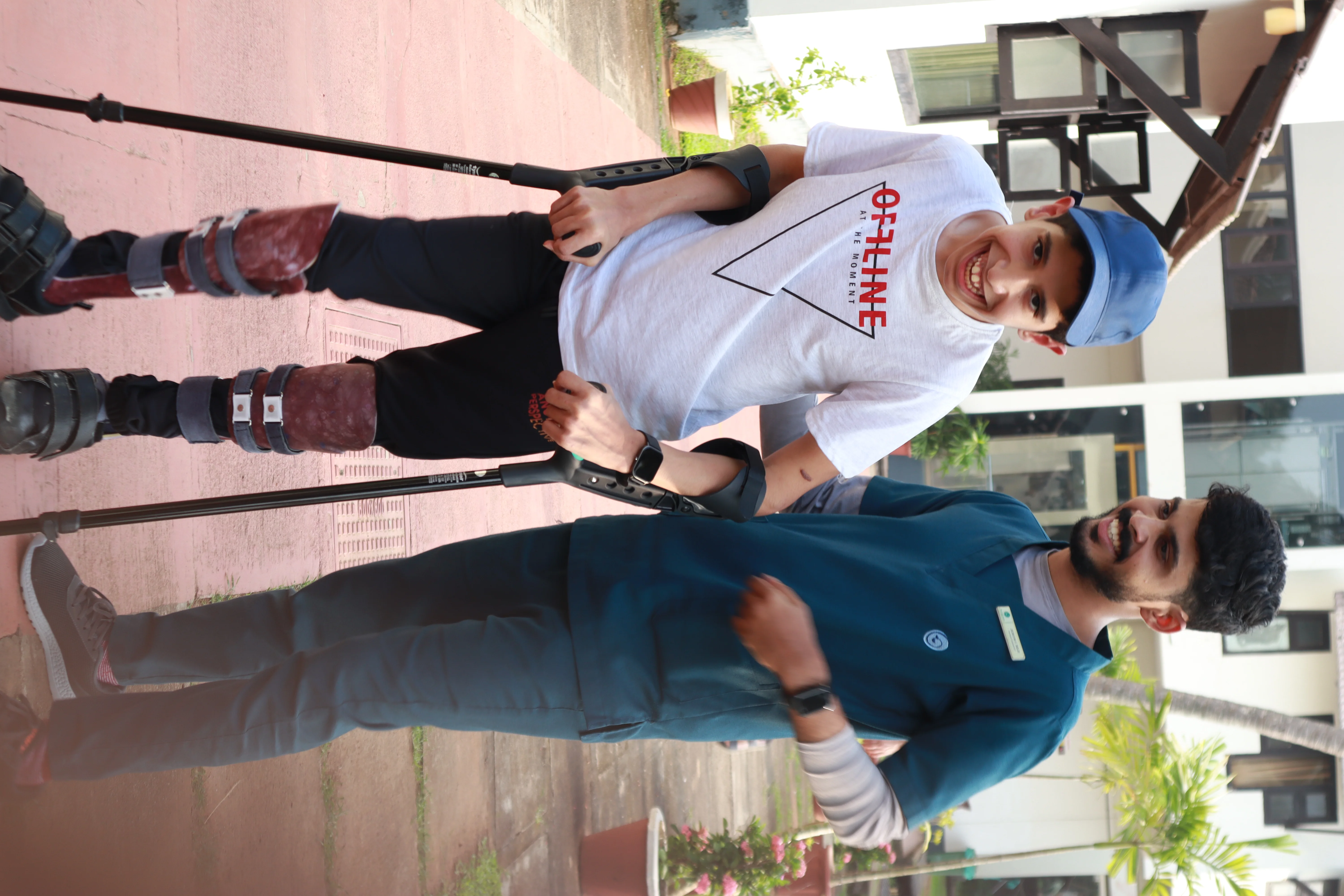 Robotic-assisted walking recovery session for spinal cord injury