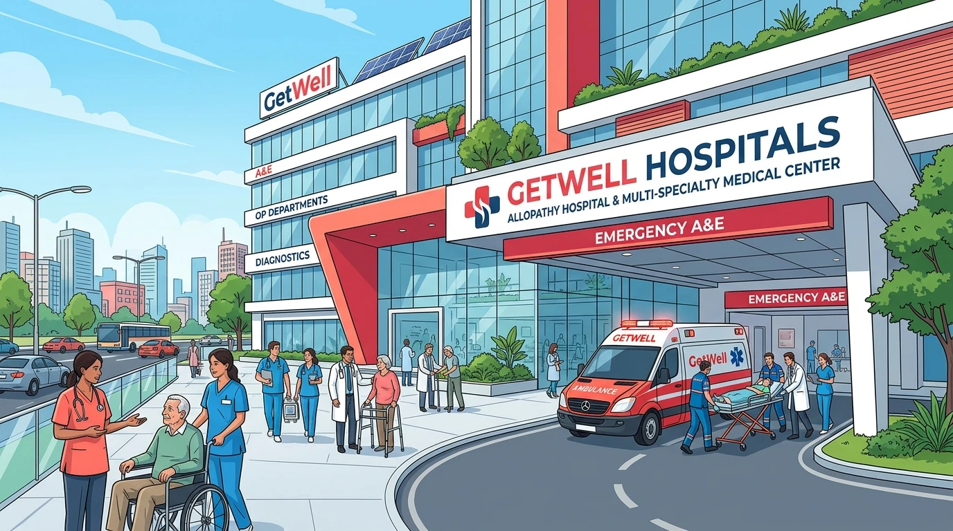 GetWell Hospitals Allopathy Hospital at Naduvattom Edappal