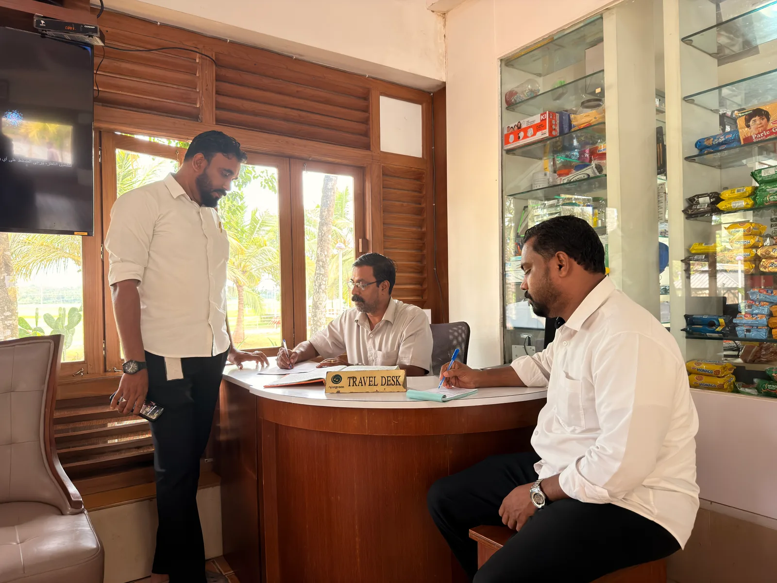 International patient travel desk coordinating airport transfers and medical visas
